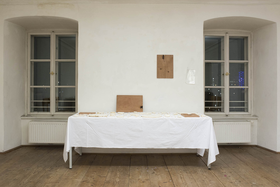 im Atelier und Open Studio © Cornelia Herfurtner und VG Bild-Kunst